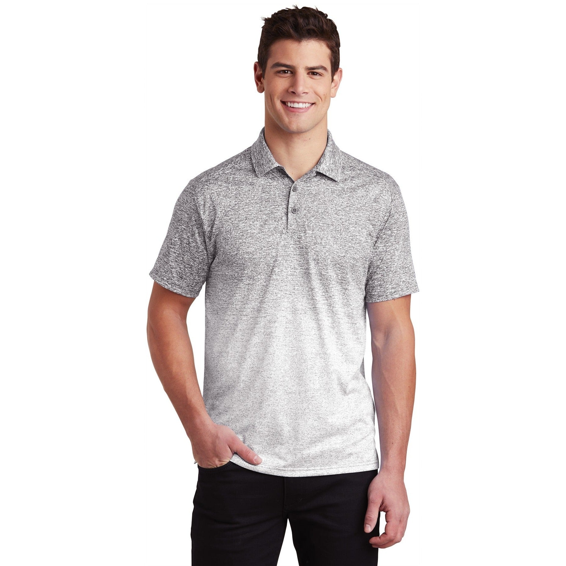Sport-Tek-Sport-Tek ® Ombre Heather Polo. ST671-MedTech-4